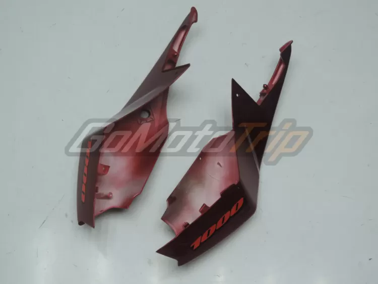 2005 2006 Suzuki Gsx R1000 Black Red Fairing Kit 10