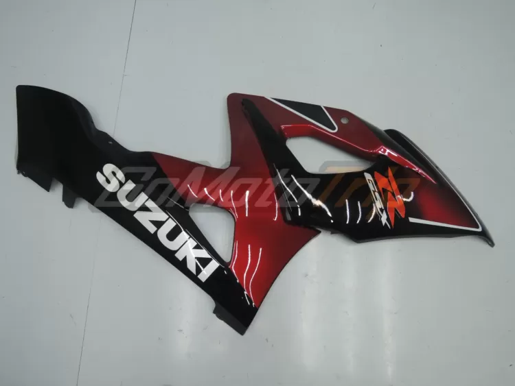 2005 2006 Suzuki Gsx R1000 Black Red Fairing Kit 7