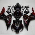 2006 2007 Honda Cbr1000rr Red Flame Fairing 1