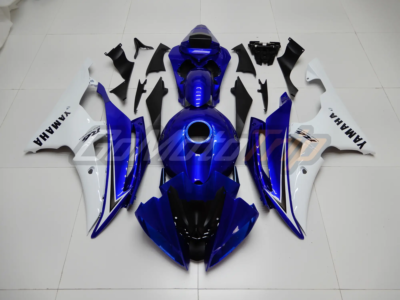 2008 2016 Yamaha Yzf R6 Blue White Fairing 1