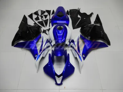 2009 2012 Honda Cbr600rr Blue White Fairing 1