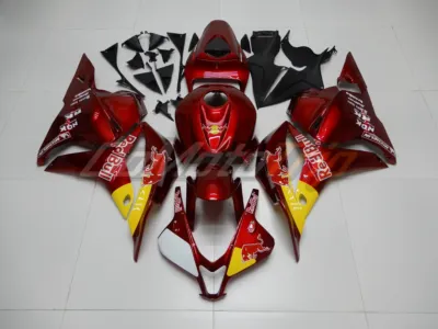 2009 2012 Honda Cbr600rr Pearl Red Bull Fairing 1