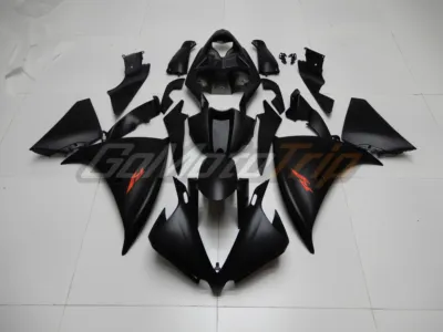 2012 2014 Yamaha Yzf R1 Matte Black Fairing 1