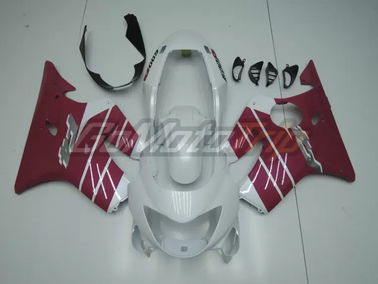 1999 2000 Honda Cbr600f4 Pink White Fairing 1