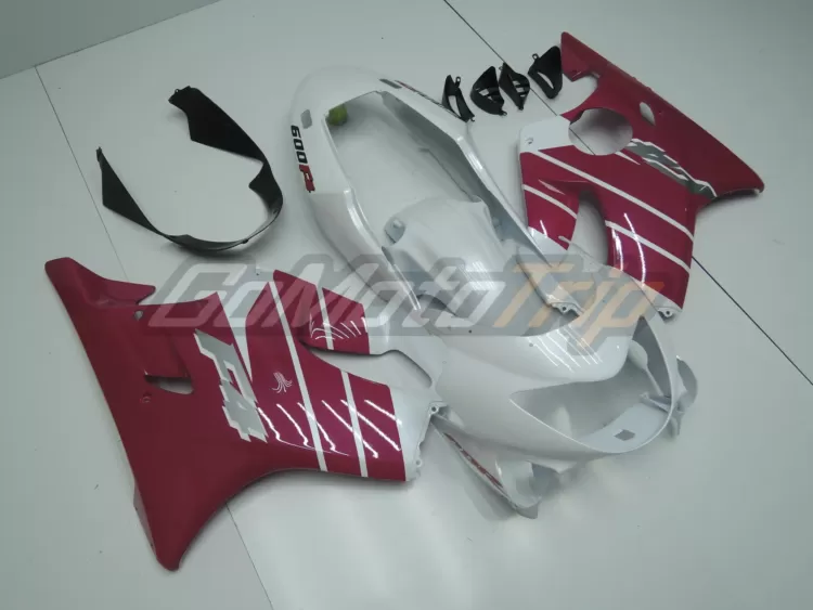 1999 2000 Honda Cbr600f4 Pink White Fairing 3