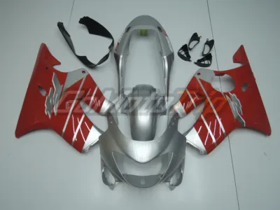 1999 2000 Honda Cbr600f4 Silver Red Fairing 1