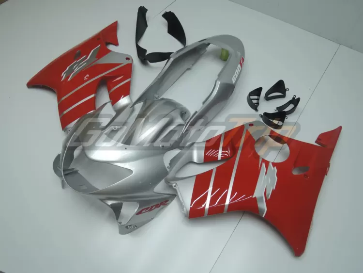 1999 2000 Honda Cbr600f4 Silver Red Fairing 2