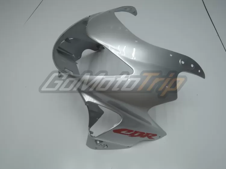 1999 2000 Honda Cbr600f4 Silver Red Fairing 5