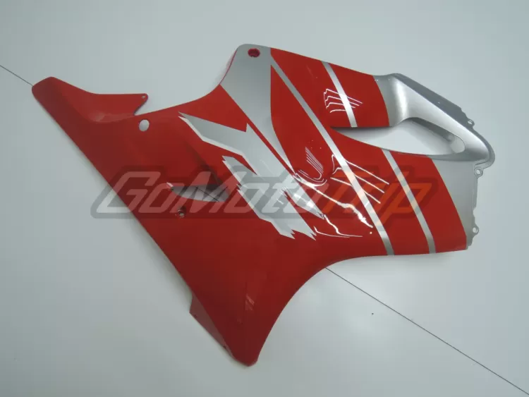 1999 2000 Honda Cbr600f4 Silver Red Fairing 8