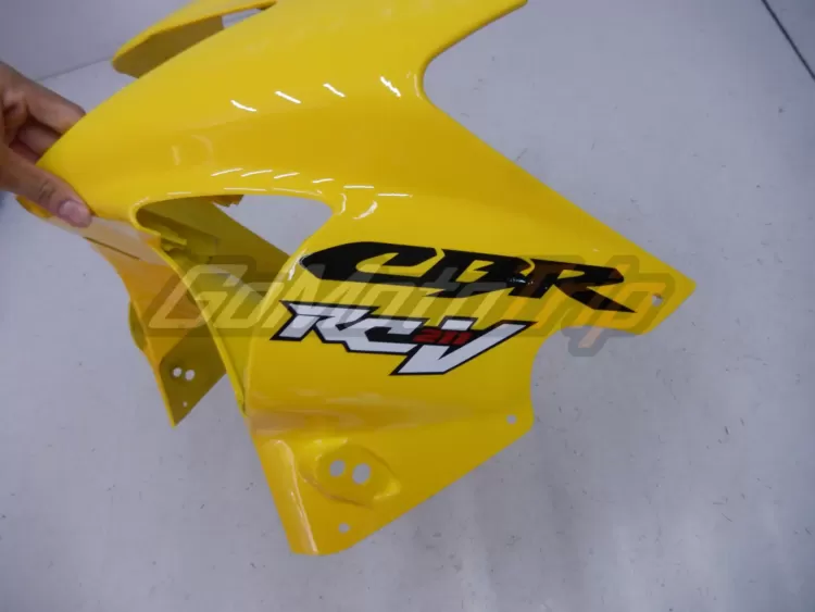 1999 2000 Honda Cbr600f4 Yellow Fairing 9