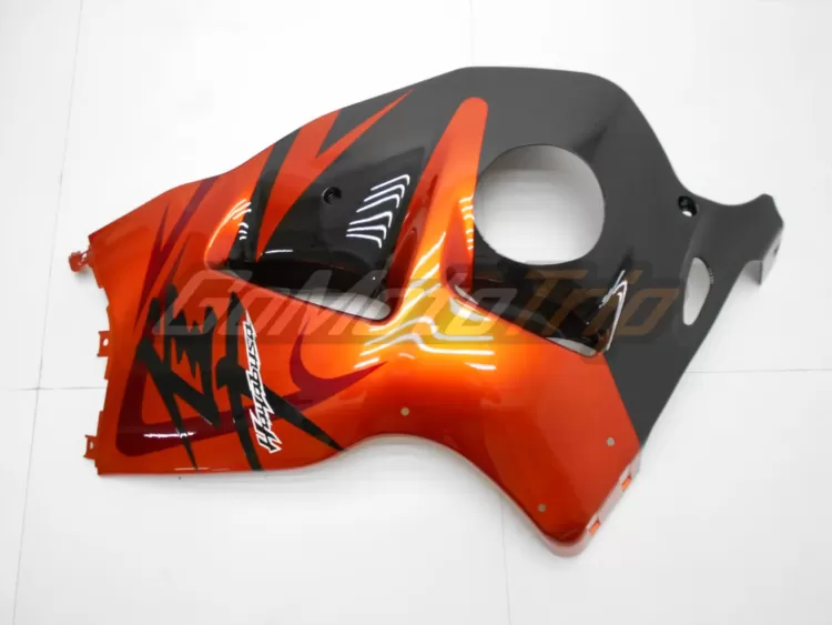 1999 2007 Suzuki Hayabusa Black Orange Fairing 10