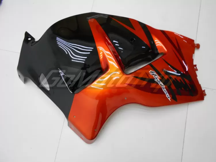 1999 2007 Suzuki Hayabusa Black Orange Fairing 11