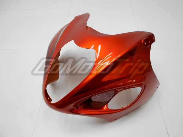 1999 2007 Suzuki Hayabusa Black Orange Fairing 8