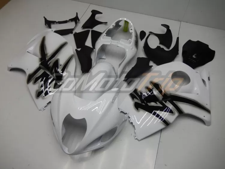 1999 2007 Suzuki Hayabusa White Fairing2 2