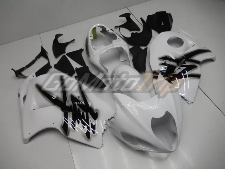 1999 2007 Suzuki Hayabusa White Fairing2 3