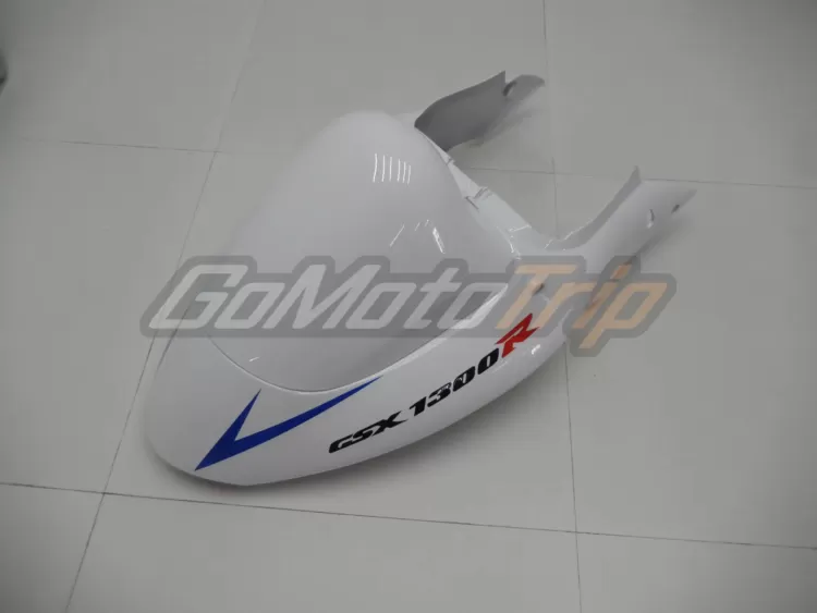 1999 2007 Suzuki Hayabusa White Silver Fairing Kit 14