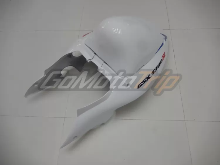 1999 2007 Suzuki Hayabusa White Silver Fairing Kit 15