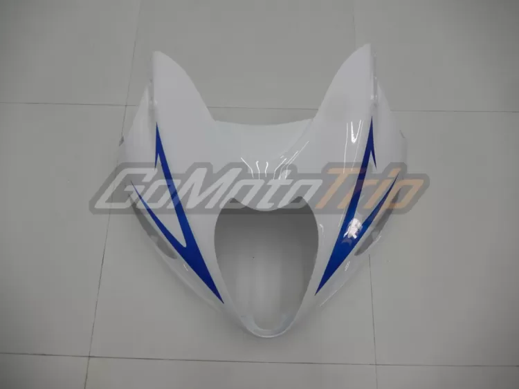 1999 2007 Suzuki Hayabusa White Silver Fairing Kit 7