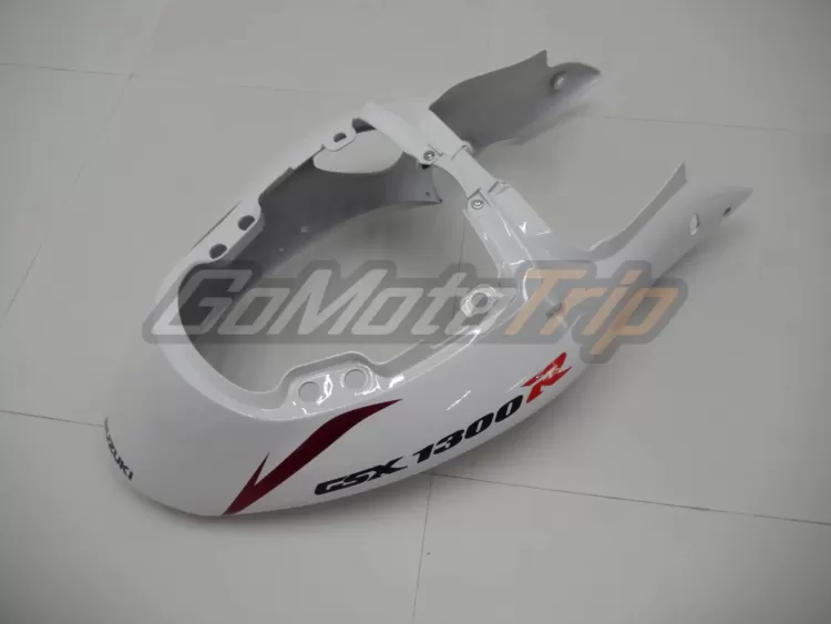 1999 2007 Suzuki Hayabusa White Silver Fairing2 Kit 10