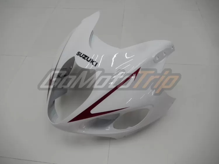 1999 2007 Suzuki Hayabusa White Silver Fairing2 Kit 6