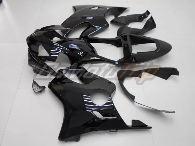 2001 2003 Honda Cbr600f4i Black Fairing 2