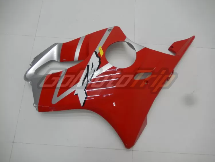 2001 2003 Honda Cbr600f4i Silver Red Fairing 10