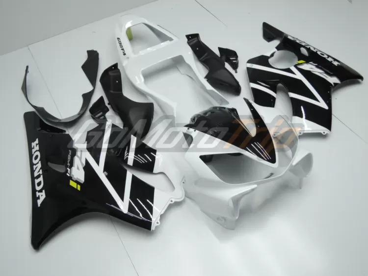 2001 2003 Honda Cbr600f4i White Black Fairing 3