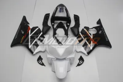 2001 2003 Honda Cbr600f4i White Black Fairing2 1