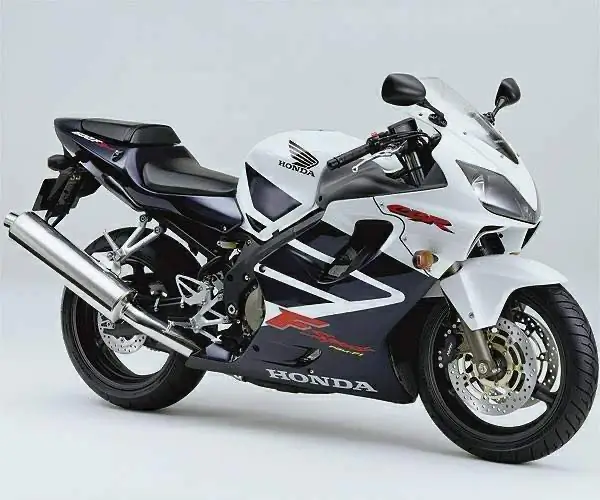 2001 2003 Honda Cbr600f4i White Black Fairing2 12