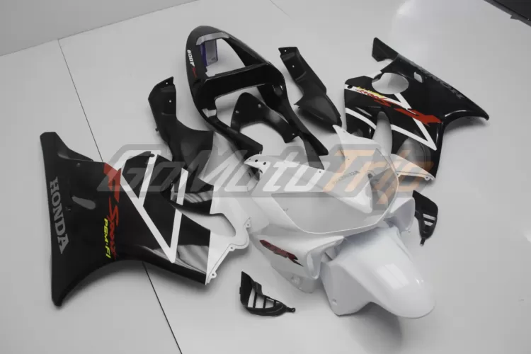 2001 2003 Honda Cbr600f4i White Black Fairing2 3