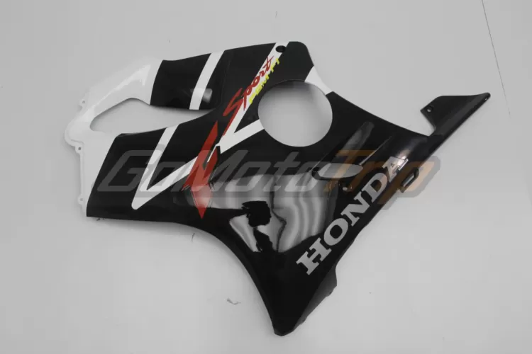 2001 2003 Honda Cbr600f4i White Black Fairing2 7