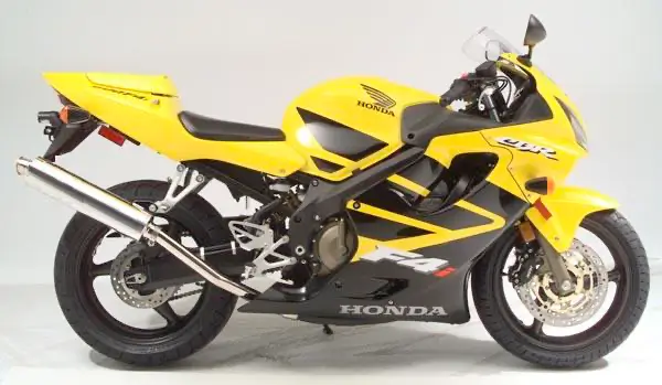 2001 2003 Honda Cbr600f4i Yellow Black Fairing 13