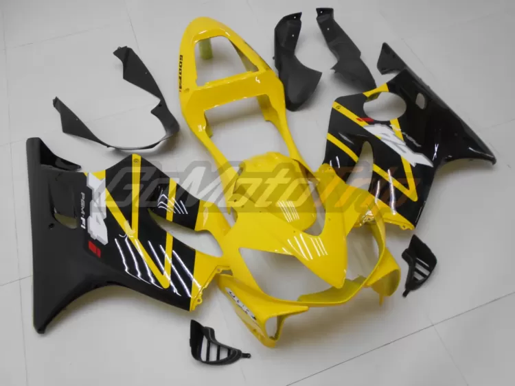 2001 2003 Honda Cbr600f4i Yellow Black Fairing 3