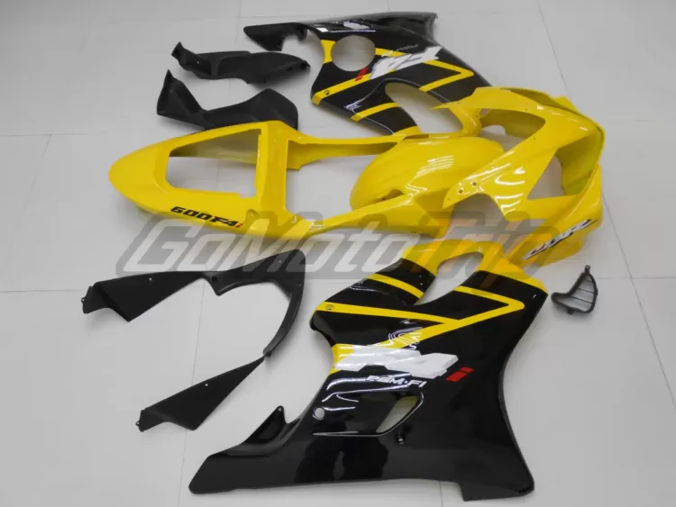 2001 2003 Honda Cbr600f4i Yellow Black Fairing 5