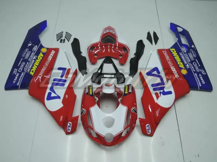 2003 2004 Ducati 749 999 Sbk Fila Fairing 1