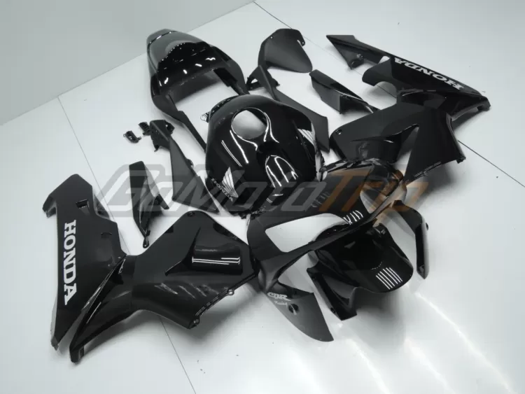 2003 2004 Honda Cbr600rr Black Fairing 3