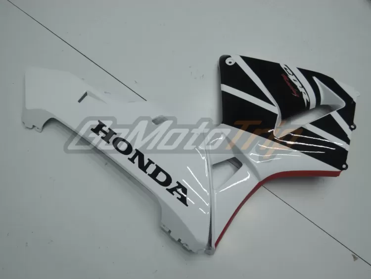 2003 2004 Honda Cbr600rr White Black Fairing 10