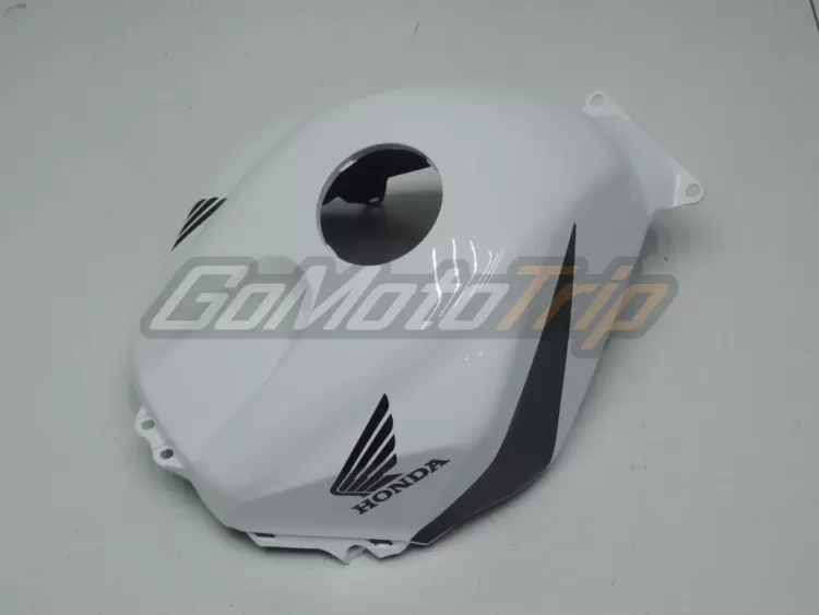 2003 2004 Honda Cbr600rr White Black Fairing 6