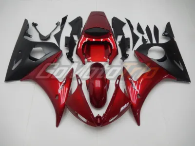 2003 2005 Yamaha Yzf R6 Pearl Red Fairing Kit 1