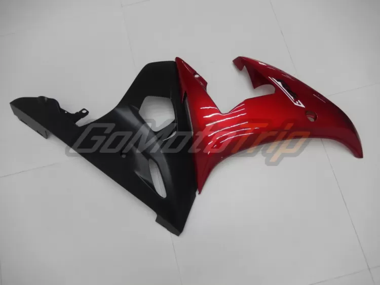 2003 2005 Yamaha Yzf R6 Pearl Red Fairing Kit 10