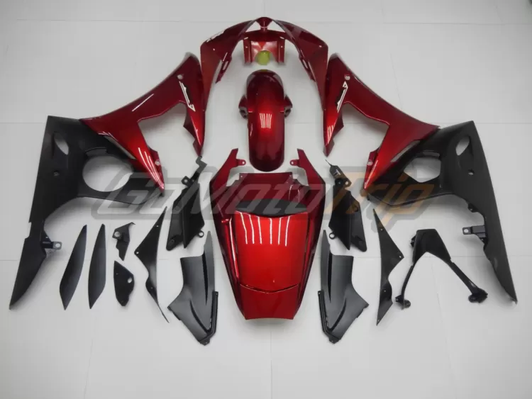 2003 2005 Yamaha Yzf R6 Pearl Red Fairing Kit 6