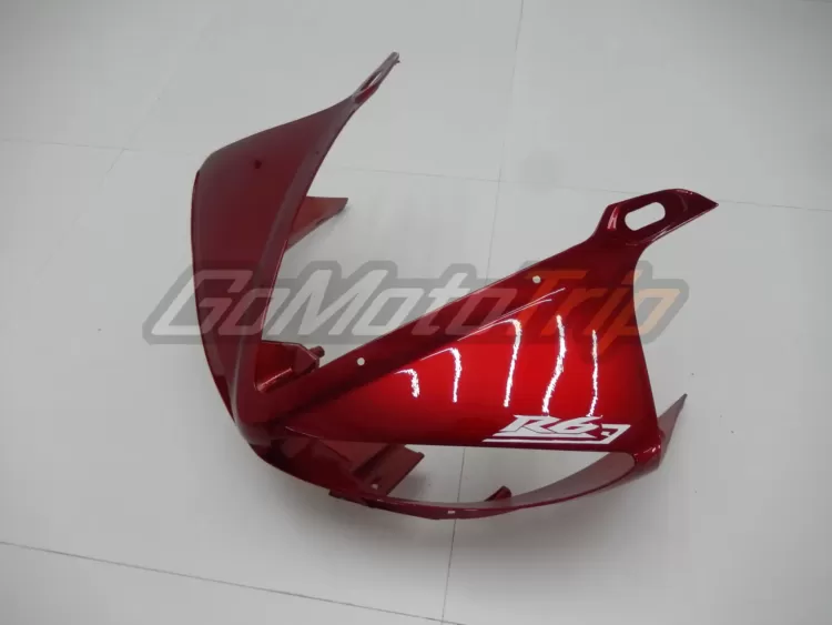 2003 2005 Yamaha Yzf R6 Pearl Red Fairing Kit 7