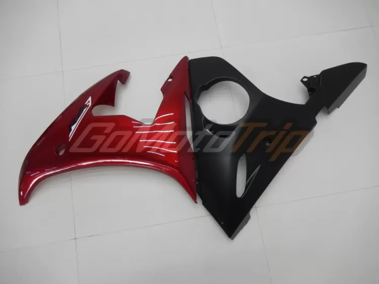 2003 2005 Yamaha Yzf R6 Pearl Red Fairing Kit 9