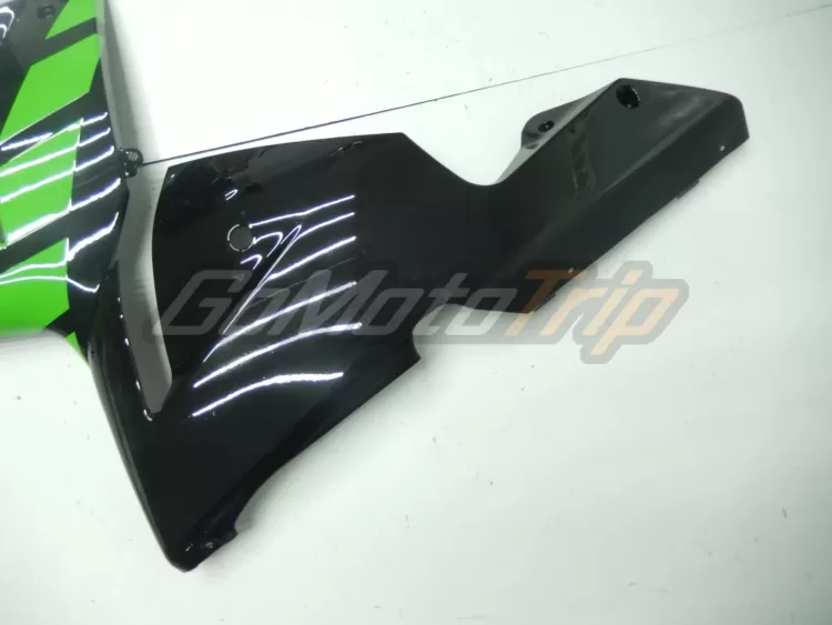 2004 2005 Kawasaki Ninja Zx 10r Black Green Fairing 11