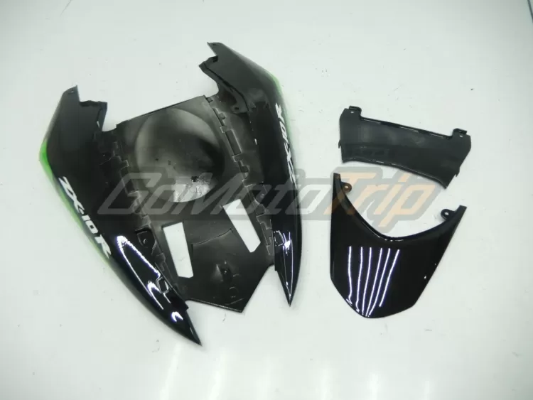 2004 2005 Kawasaki Ninja Zx 10r Black Green Fairing 18