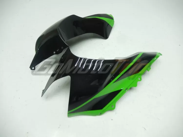 2004 2005 Kawasaki Ninja Zx 10r Black Green Fairing 6