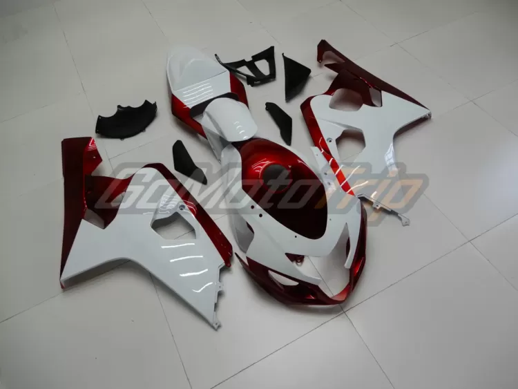 2004 2005 Suzuki K4 White Red Fairing 3