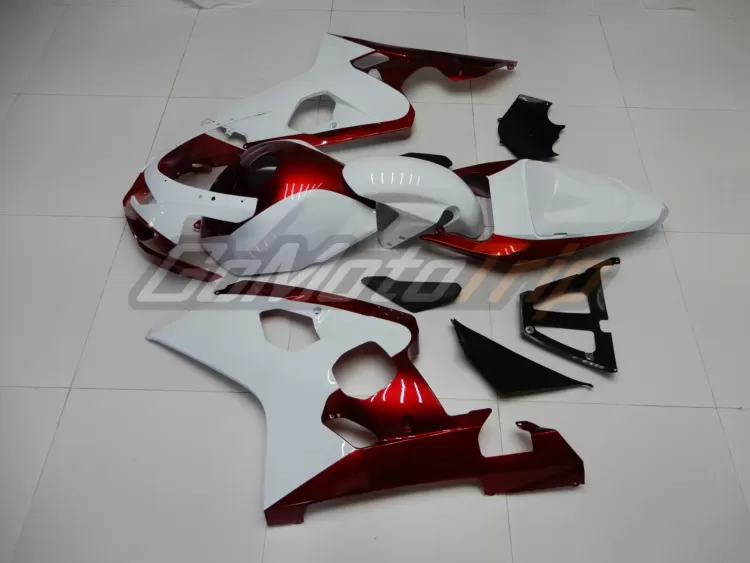 2004 2005 Suzuki K4 White Red Fairing 4