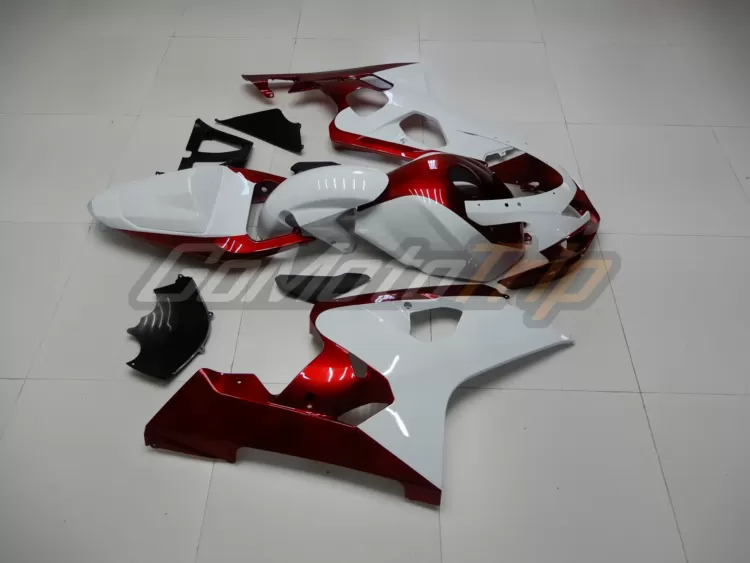 2004 2005 Suzuki K4 White Red Fairing 5