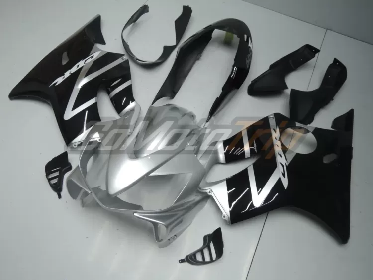 2004 2007 Honda Cbr600f4i Black Silver Fairing 2